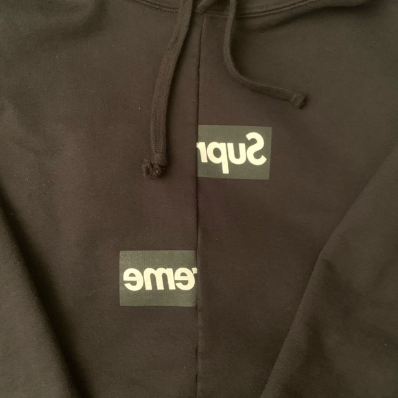 Supreme CDG Split Box Logo Hood - Picture 2 of 6